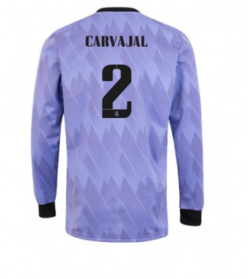 Real Madrid Daniel Carvajal #2 Bortatröja 2022-23 Långa ärmar